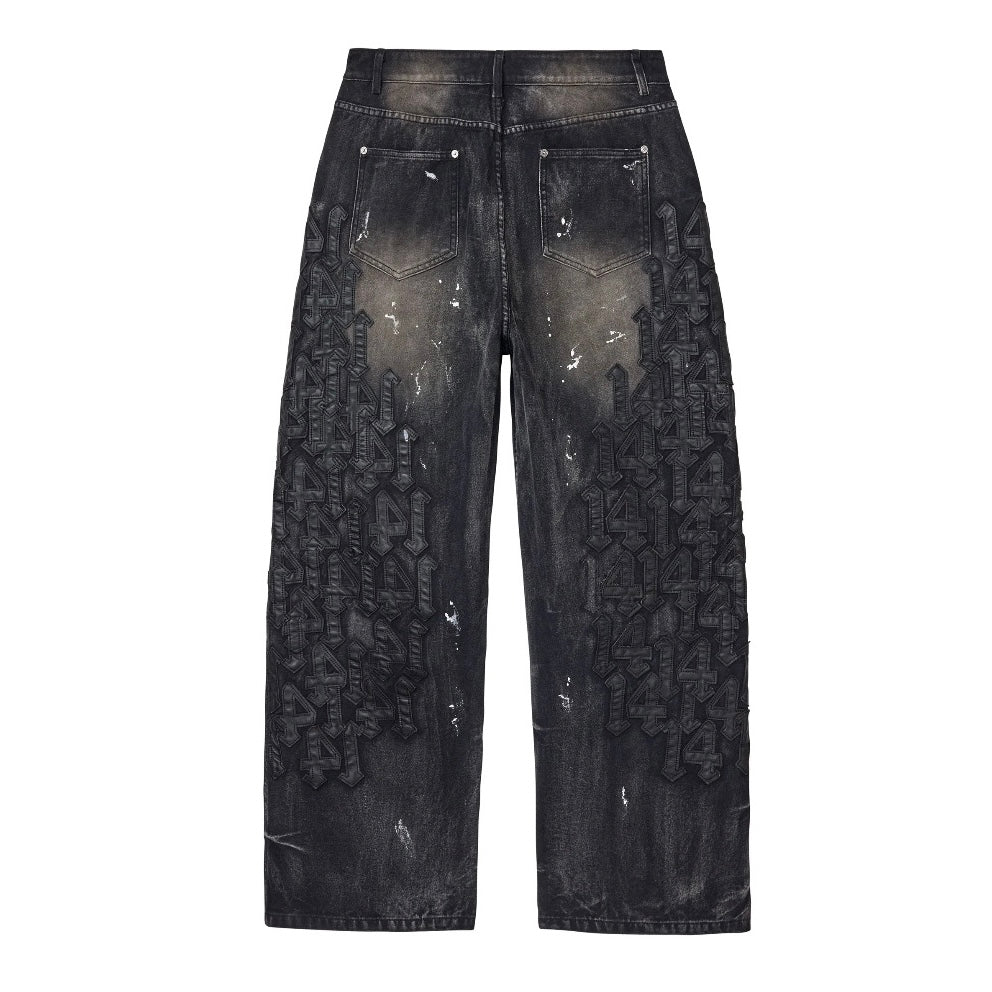 Vale Black Cat Denim Pants