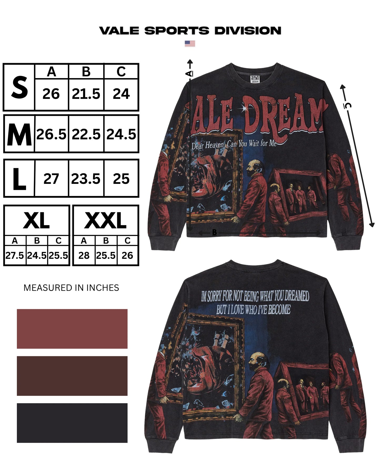 Vale Dear Heavens Long Sleeve