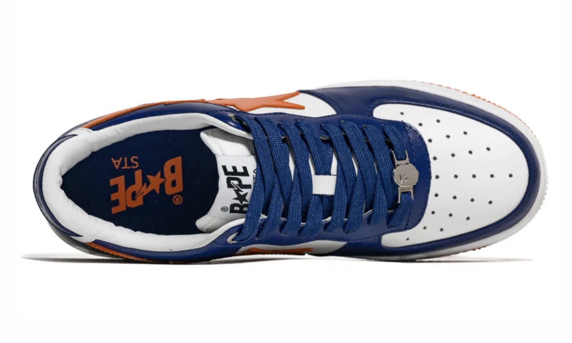 Bape Sta White Blue Orange