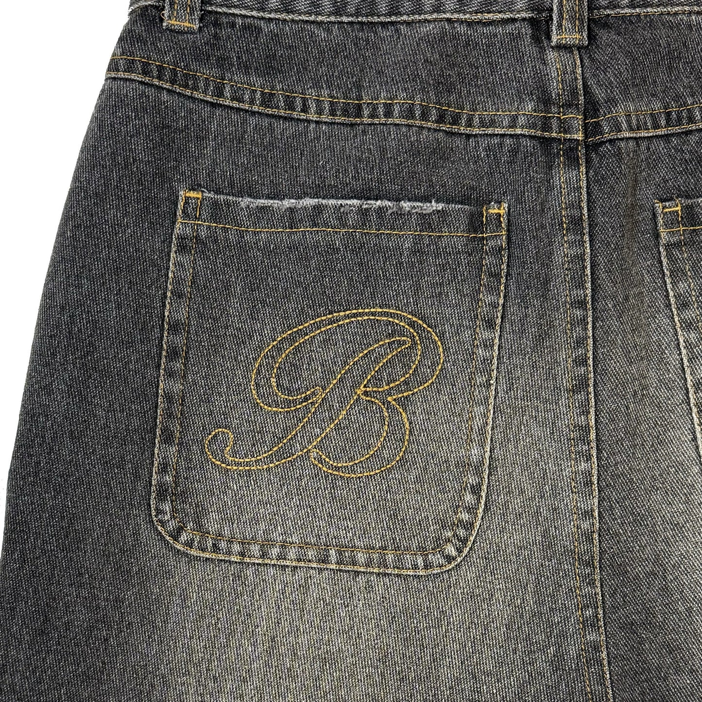 Bottega Desires Black Denim Shorts 5