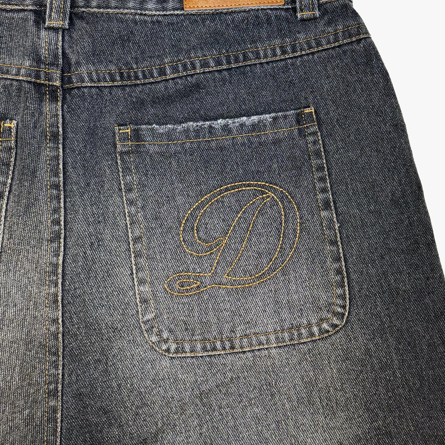 Bottega Desires Black Denim Shorts 6