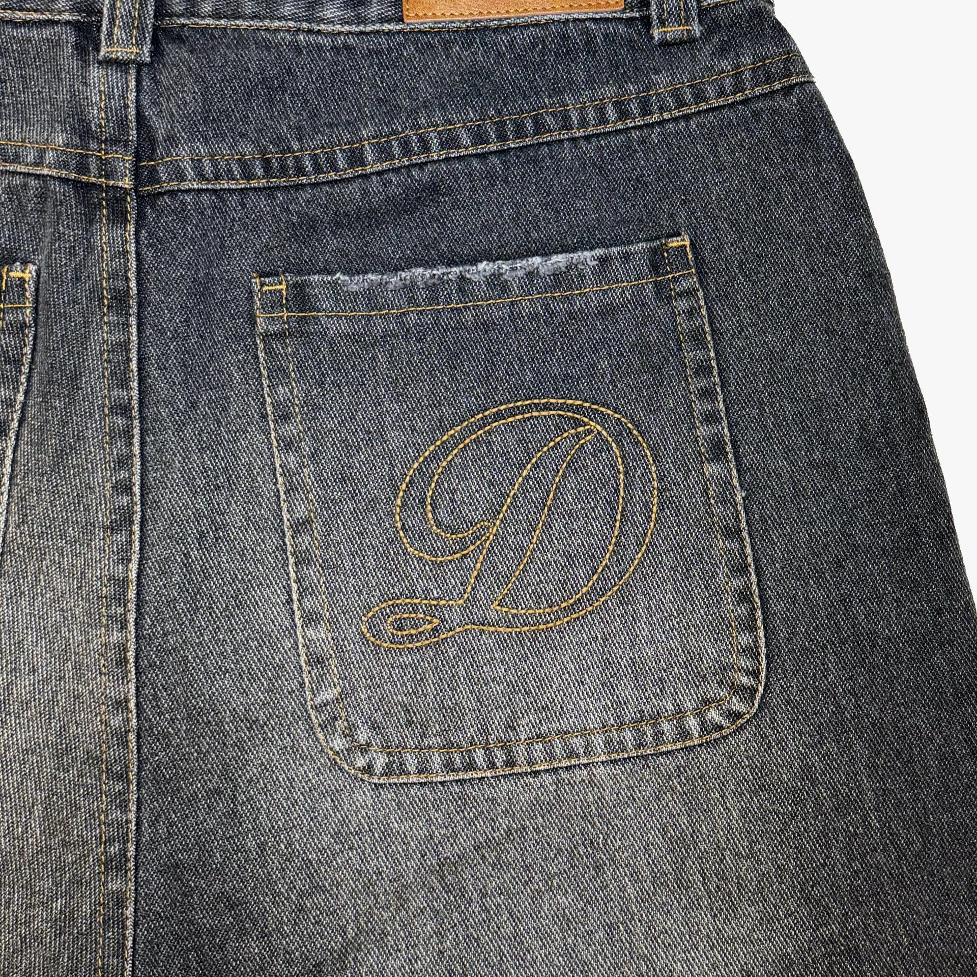 Bottega Desires Black Denim Shorts 6