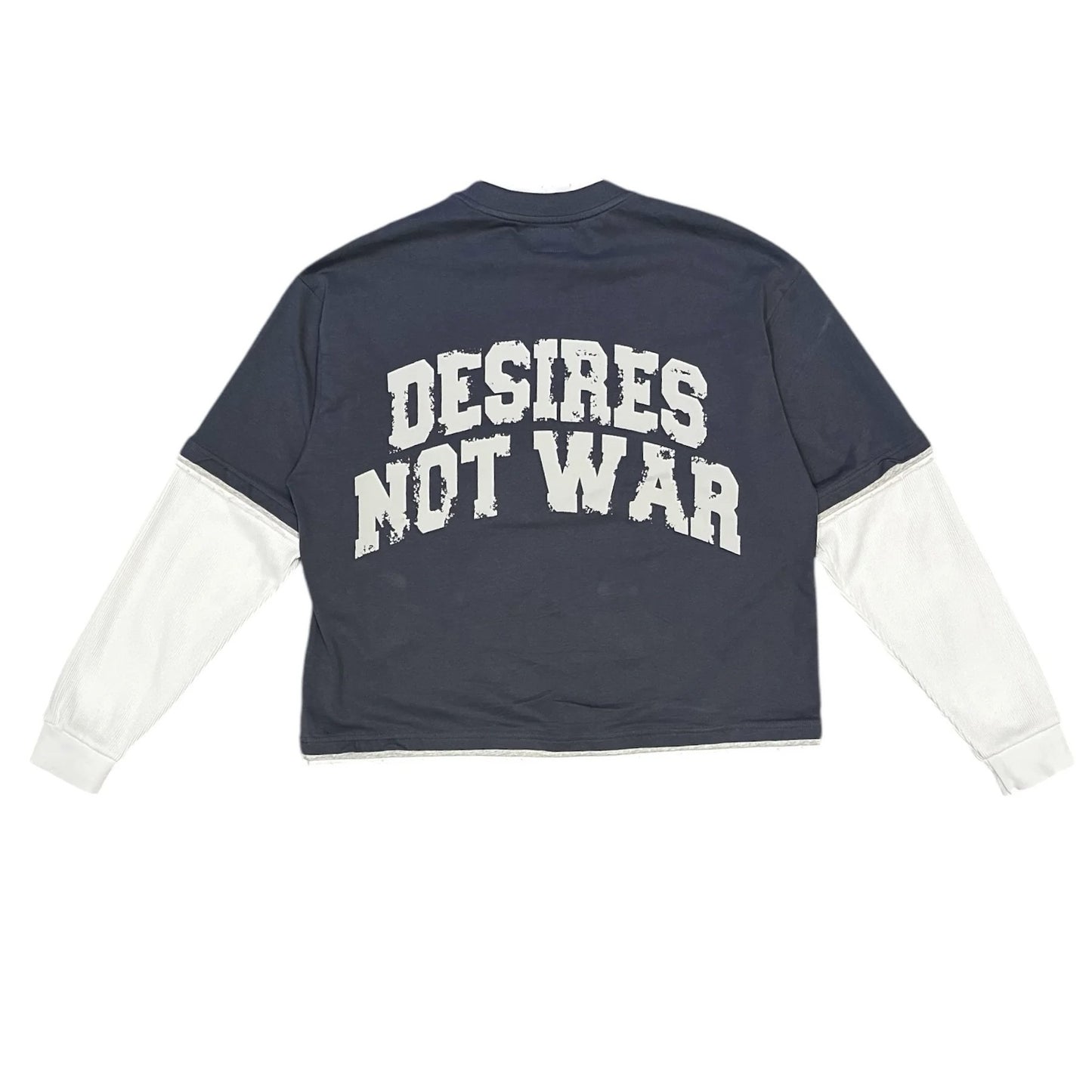Bottega Desires Navy War Long Sleeve Back
