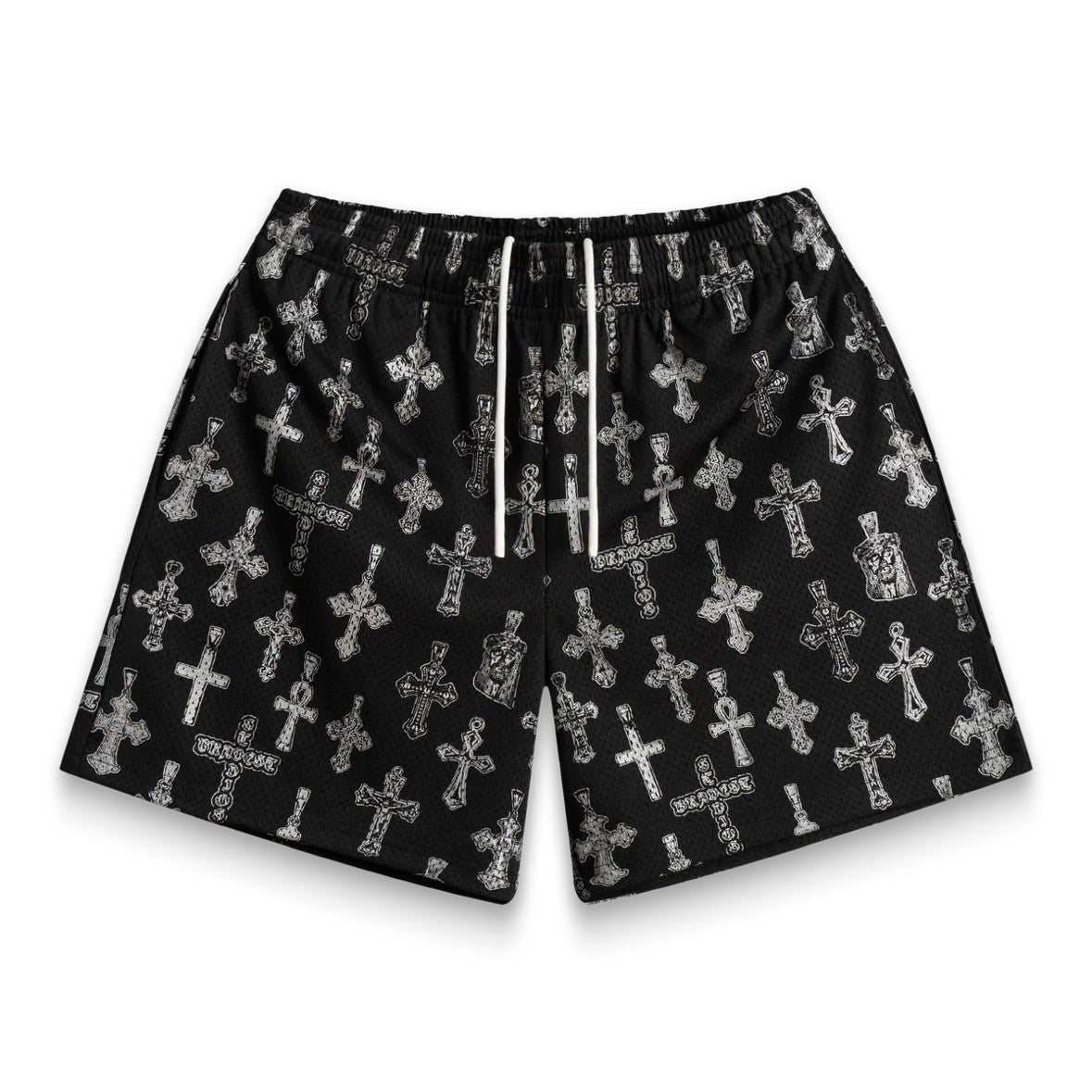 Bravest Studios Black Saint Shorts Front
