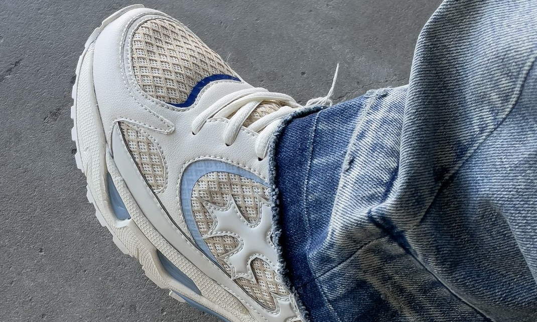 Bravest Studios Ice Blue Kross Kountry Runner on foot