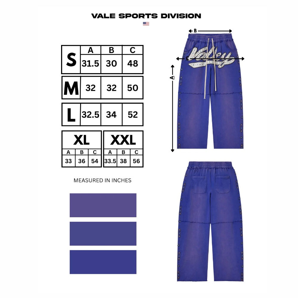 Vale Blueberry Skittle Sweatpants
