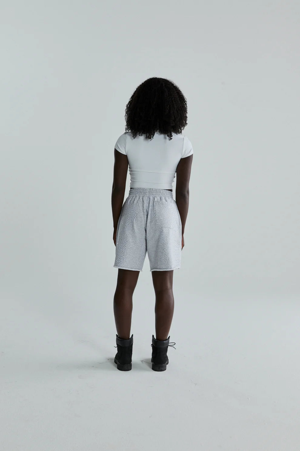 Sp5der Heather Grey VVS Shorts