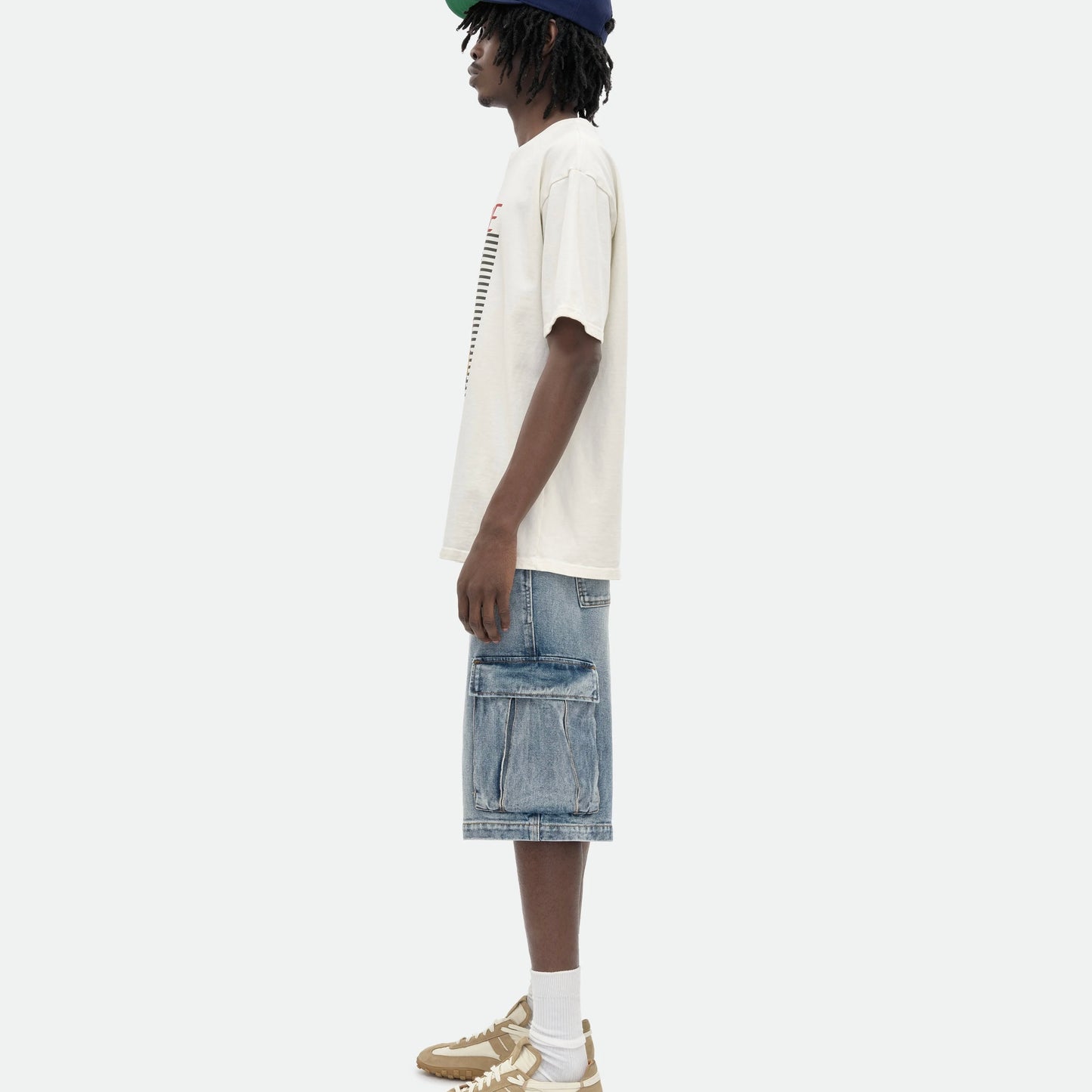 Rhude Vintage White Poster T-Shirt