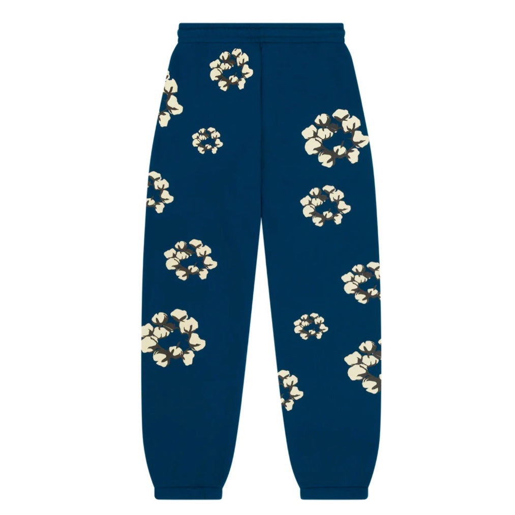 Denim Tears CPFM Navy Cactus Tears Wreath Sweatpants Back