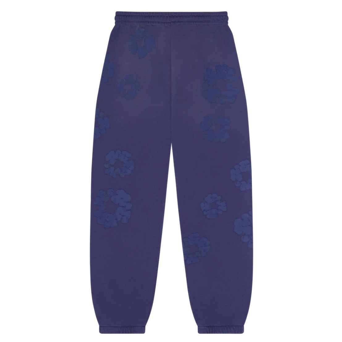 Denim Tears Washed Purple Mono Cotton Wreath Sweatpants back