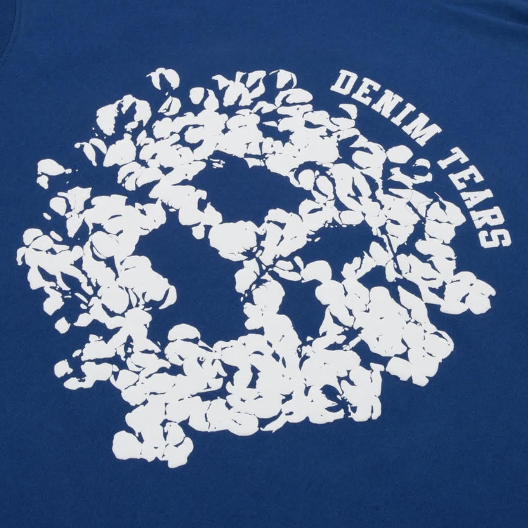 Denim Tears Navy University Long Sleeve
