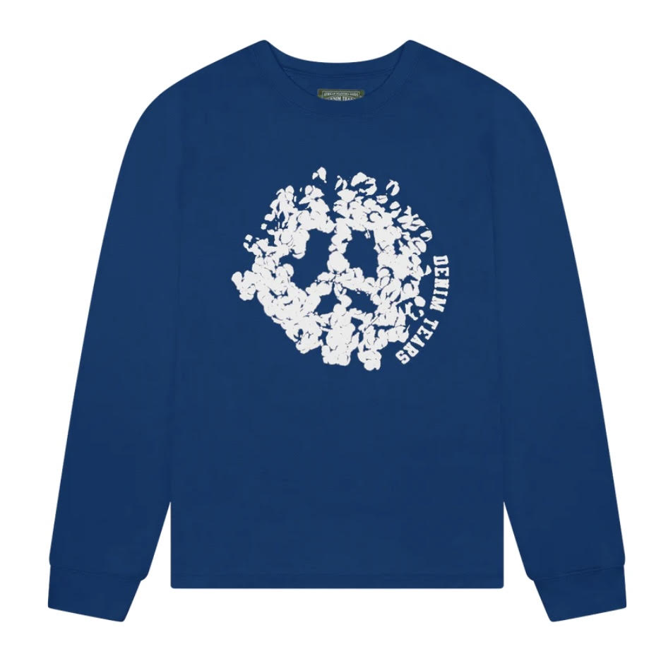 Denim Tears Navy University Long Sleeve