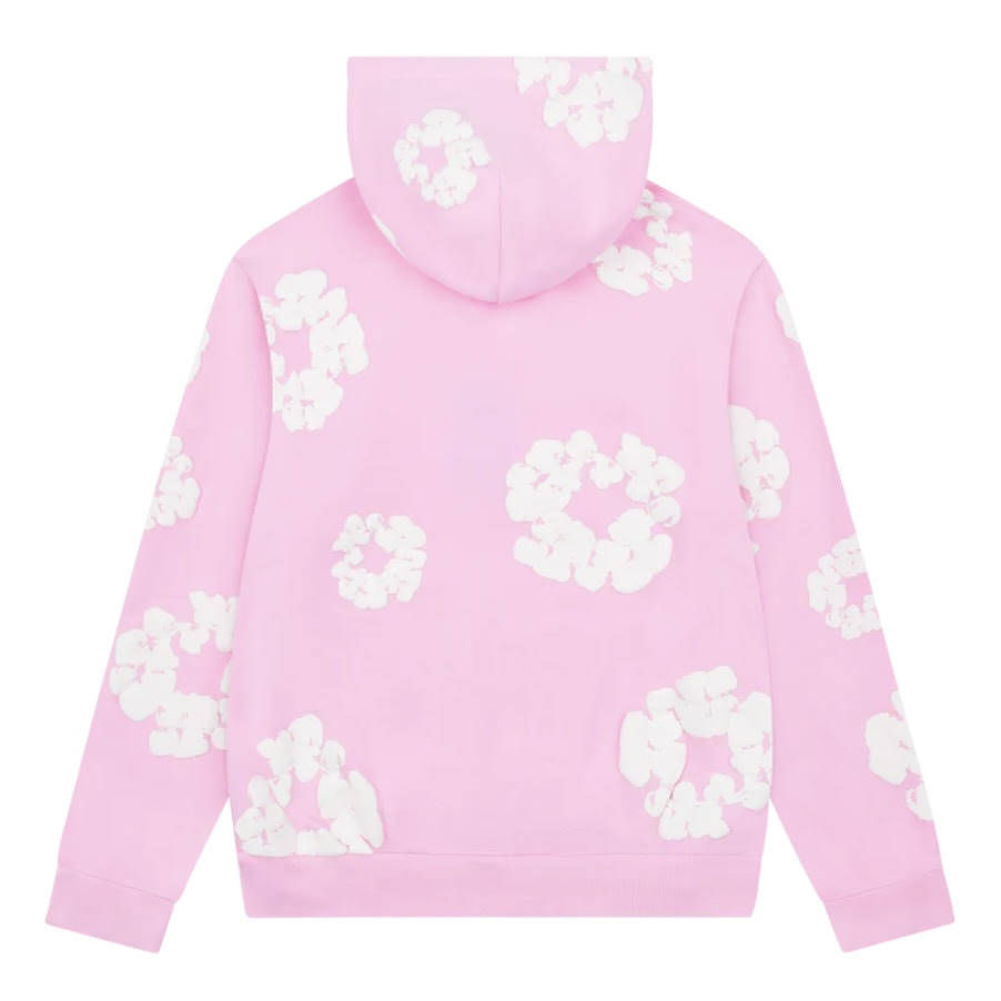 Denim Tears Powder Pink Cotton Wreath Hoodie