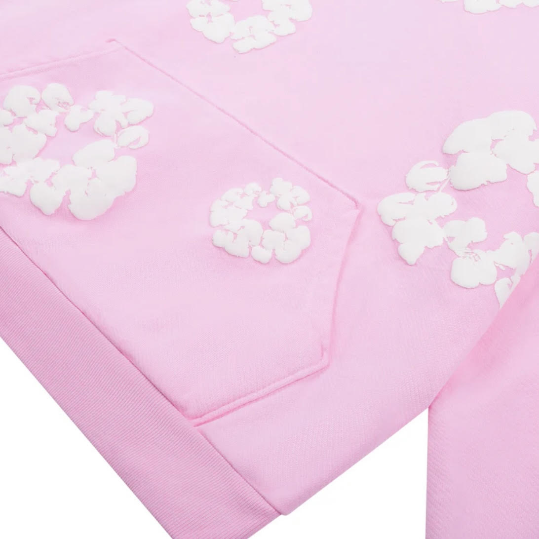 Denim Tears Powder Pink Cotton Wreath Hoodie