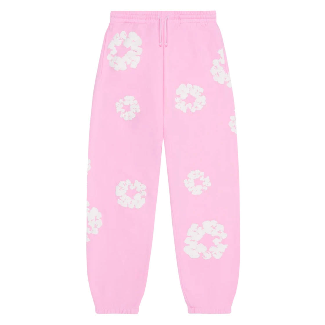 Denim Tears Powder Pink Cotton Wreath Sweatpants