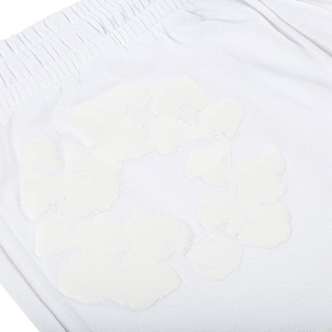 Denim Tears White Mono Cotton Wreath Sweatpants