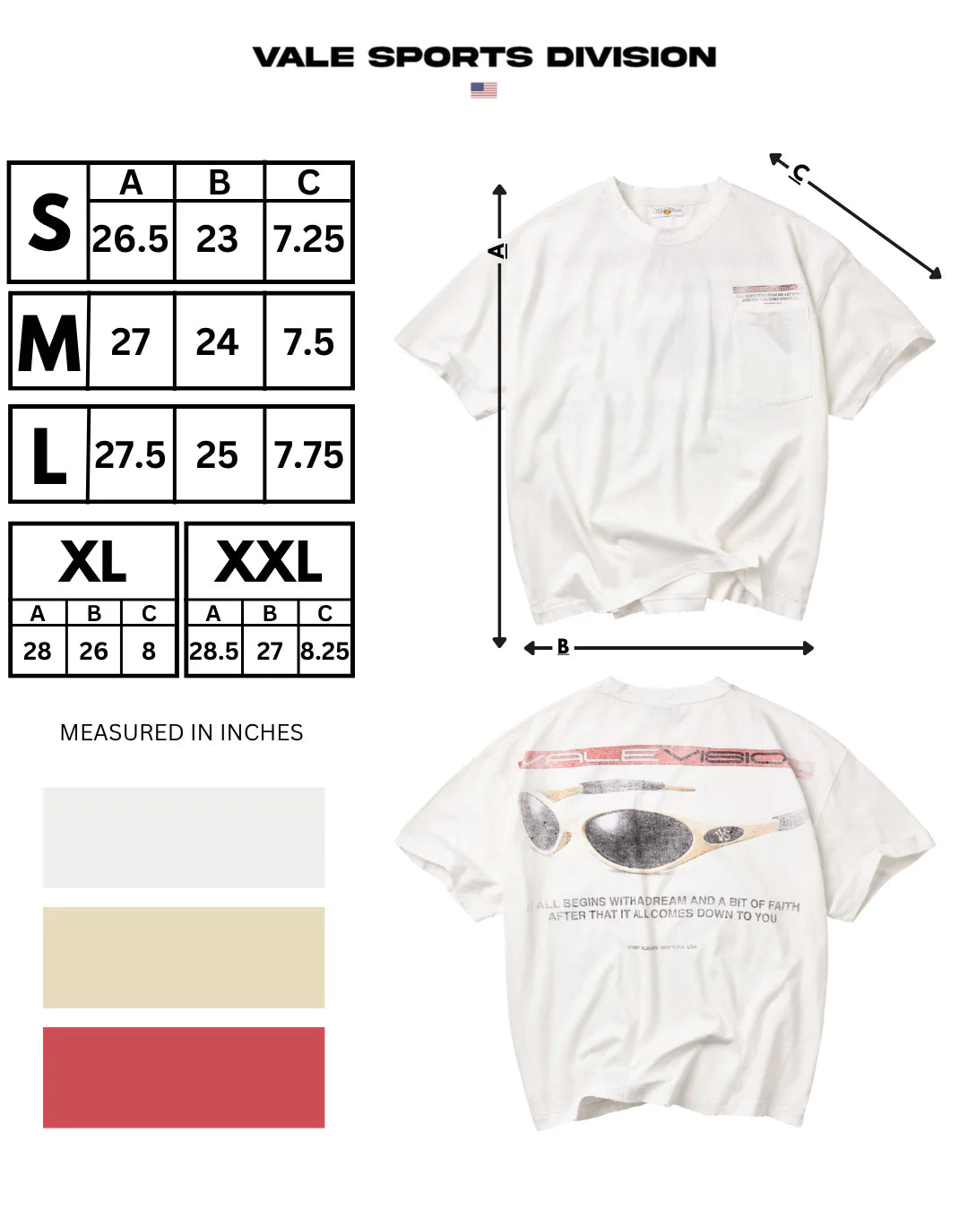 Vale White Vision T-Shirt