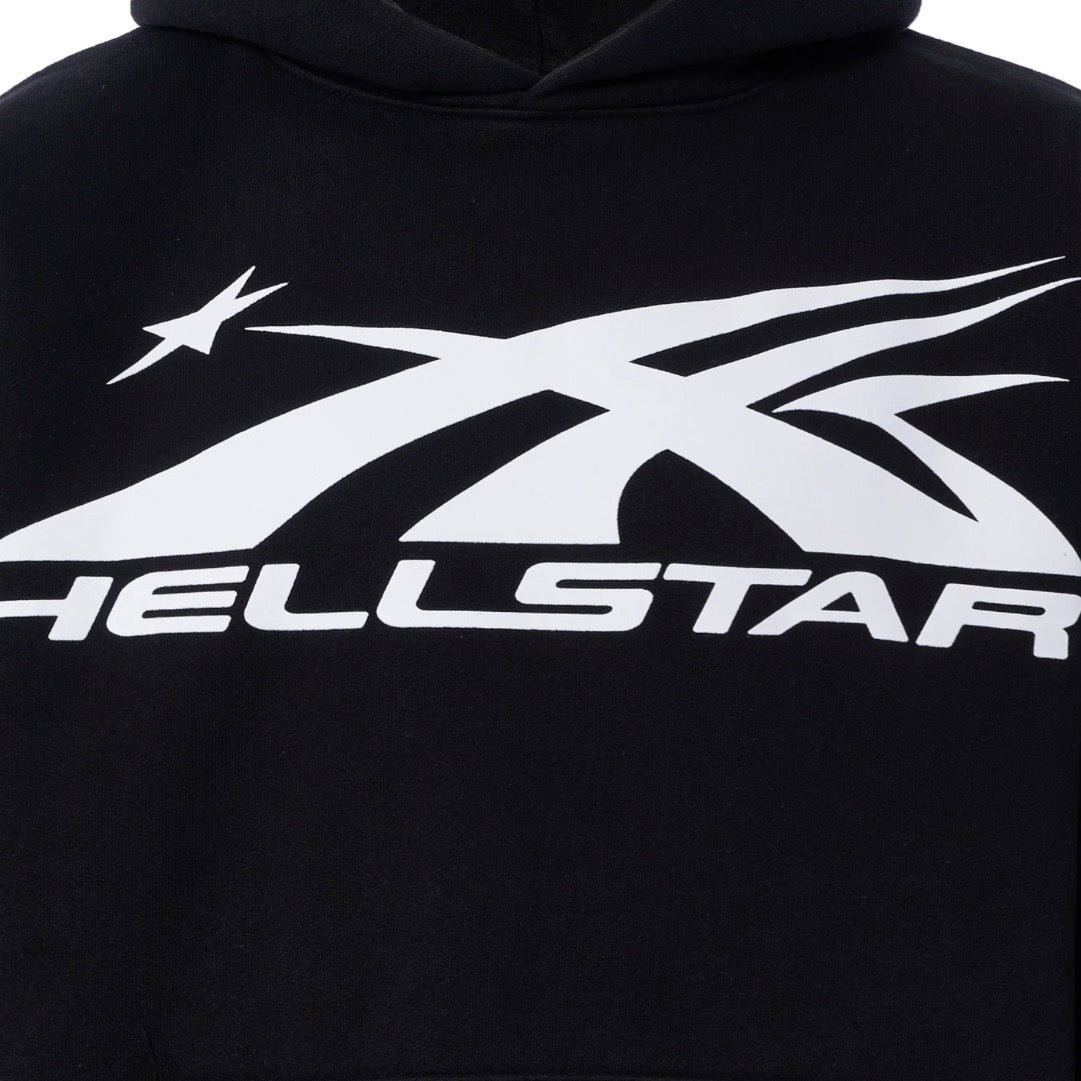 Hellstar Black Sports Logo Hoodie