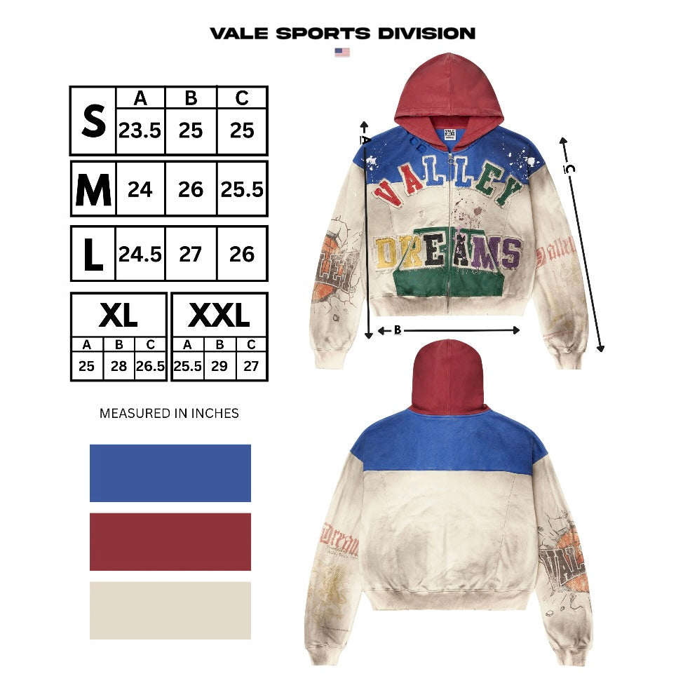 Vale Wonderland Zip Hoodie