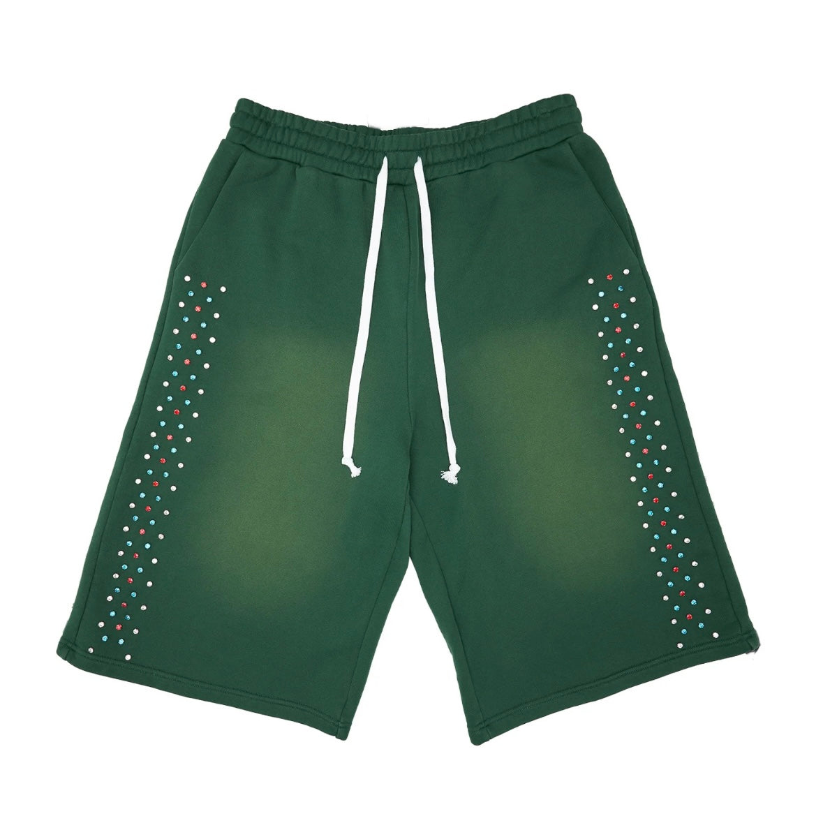 AZVA Green Hidden Crystal Shorts