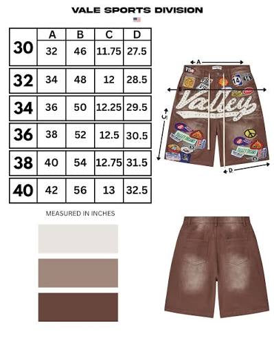 Vale Brown 1980s Jorts