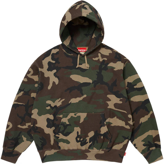 Supreme Woodland Camo Satin Applique Hoodie