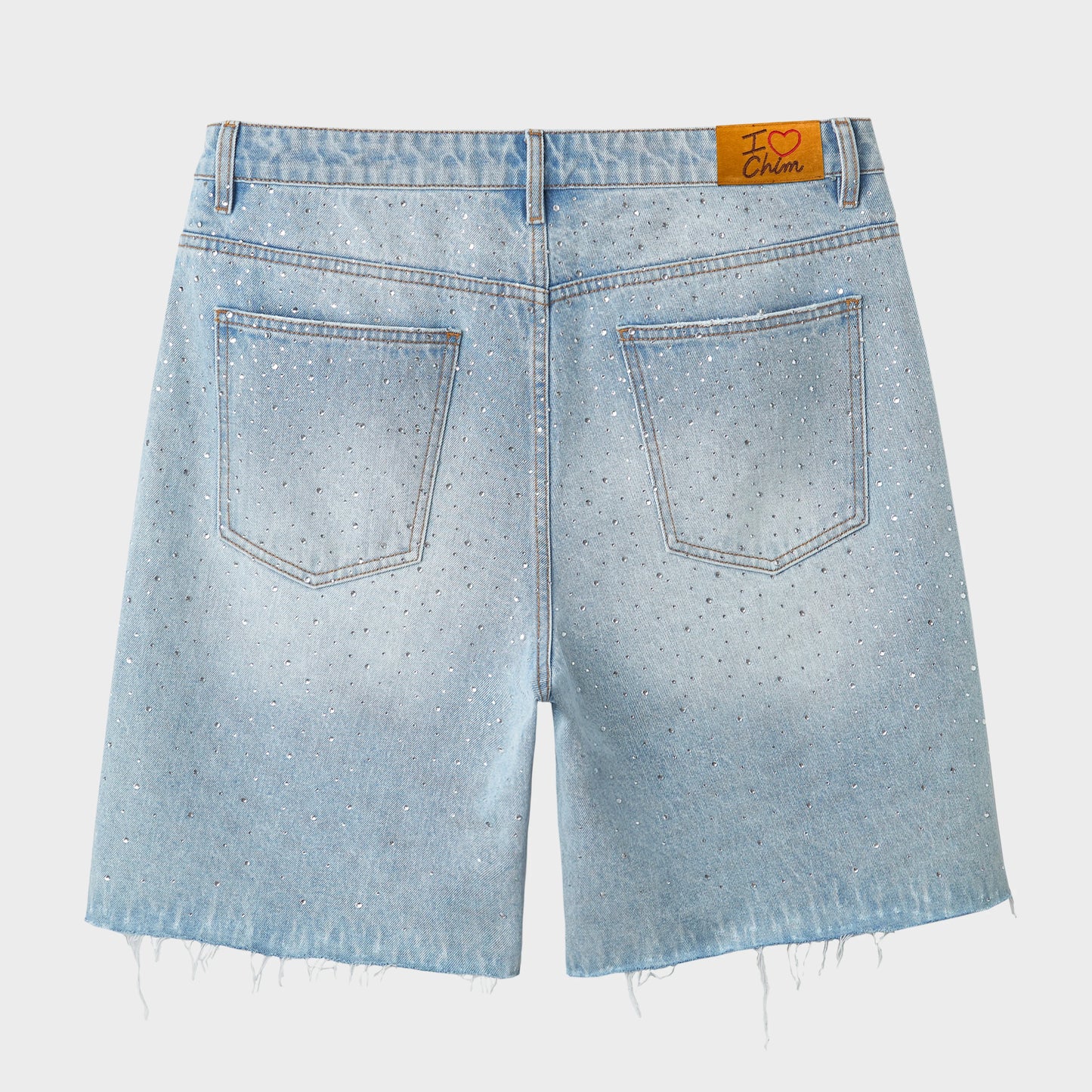 HMDD Light Wash Billie Jean Crystal Jorts