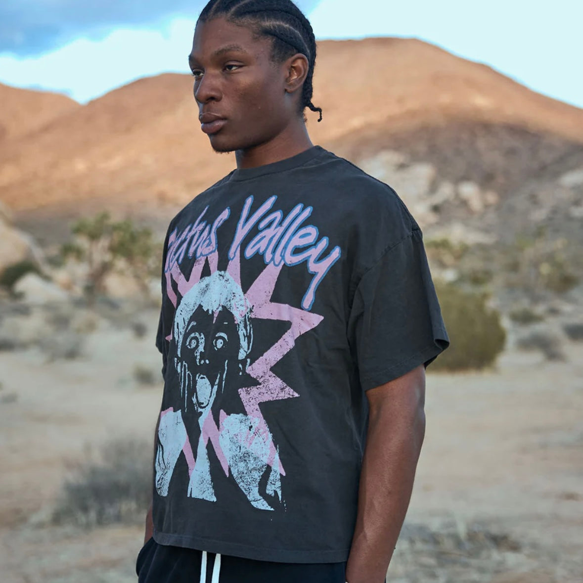 AZVA Black Far Out T-Shirt