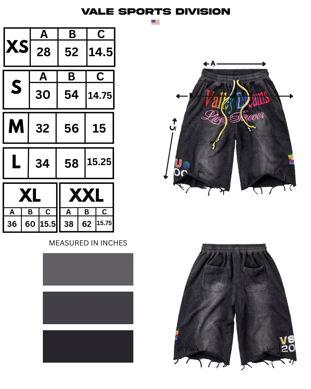 Vale Dreams 3/4 Shorts