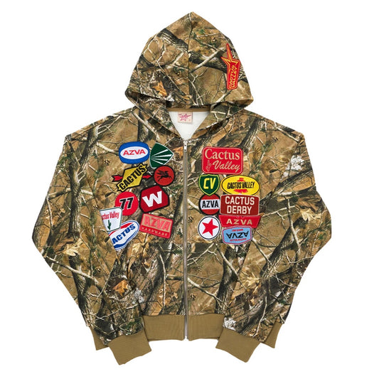 AZVA Camo Rest Stop Zip Hoodie