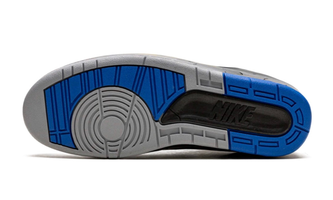 Jordan 2 Low Off-White Black Blue Bottom Outsole