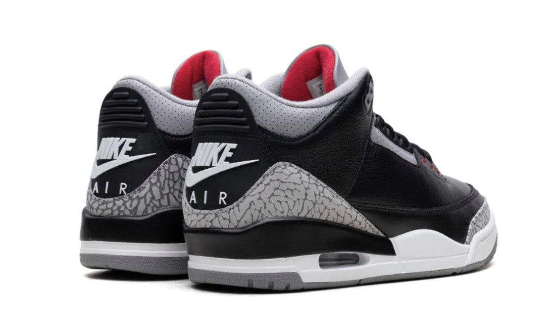 Jordan 3 Black Cement 2024 Back