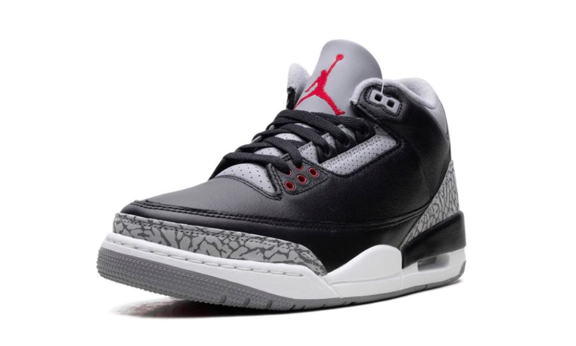 Jordan 3 Black Cement 2024 Front Left