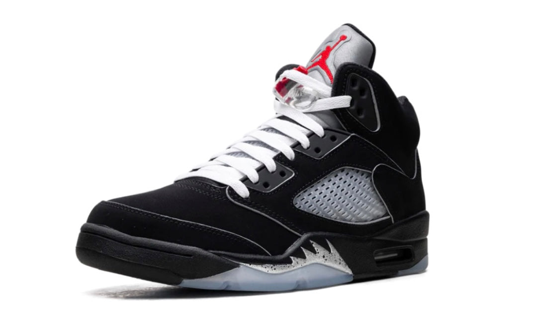 Jordan 5 Black Metallic Reimagined Front Left
