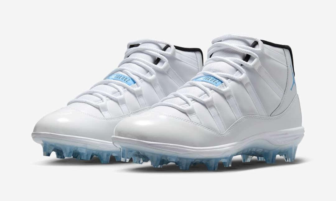 Jordan 11 Mid TD Legend Blue Cleats