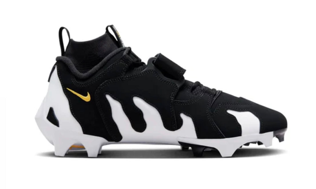 Nike Vapor Edge 360 DT Black White Cleats Inside