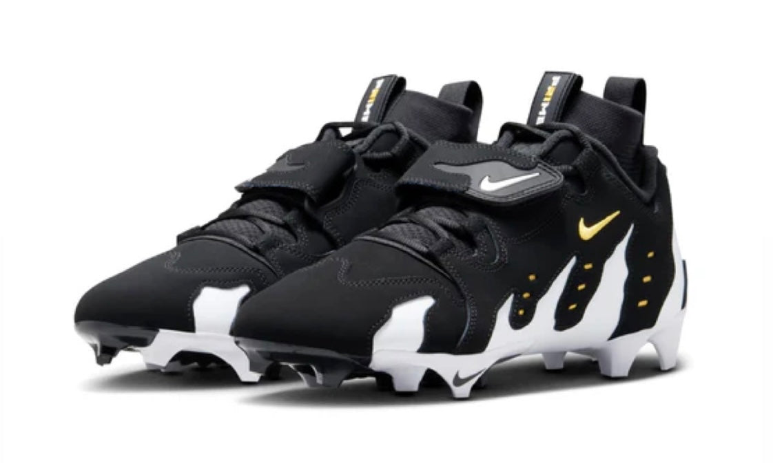 Nike Vapor Edge 360 DT Black White Cleats Front