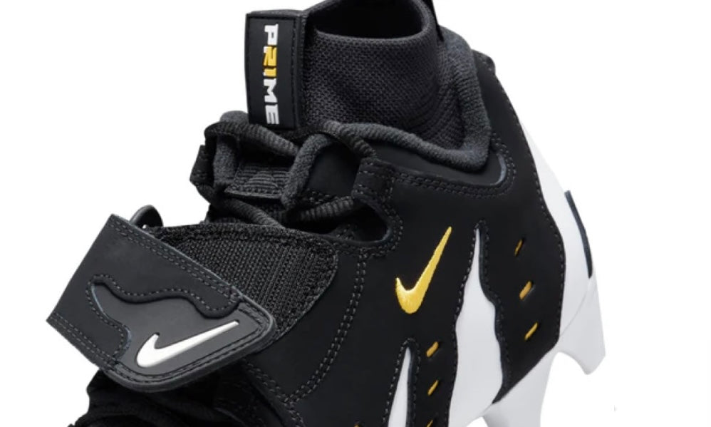 Nike Vapor Edge 360 DT Black White Cleats Close
