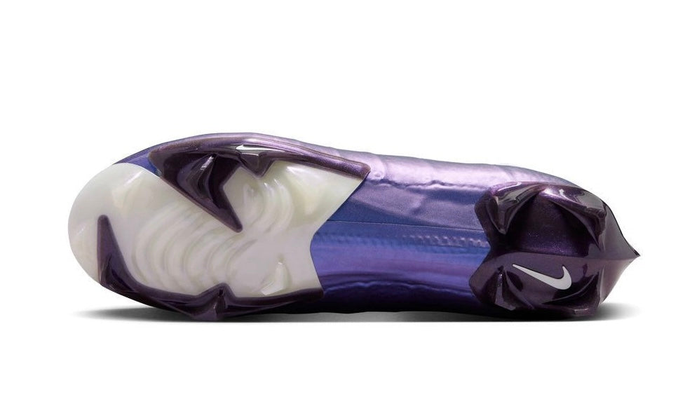 Nike Vapor Edge 360 Untouchable White Purple Cleats Bottom
