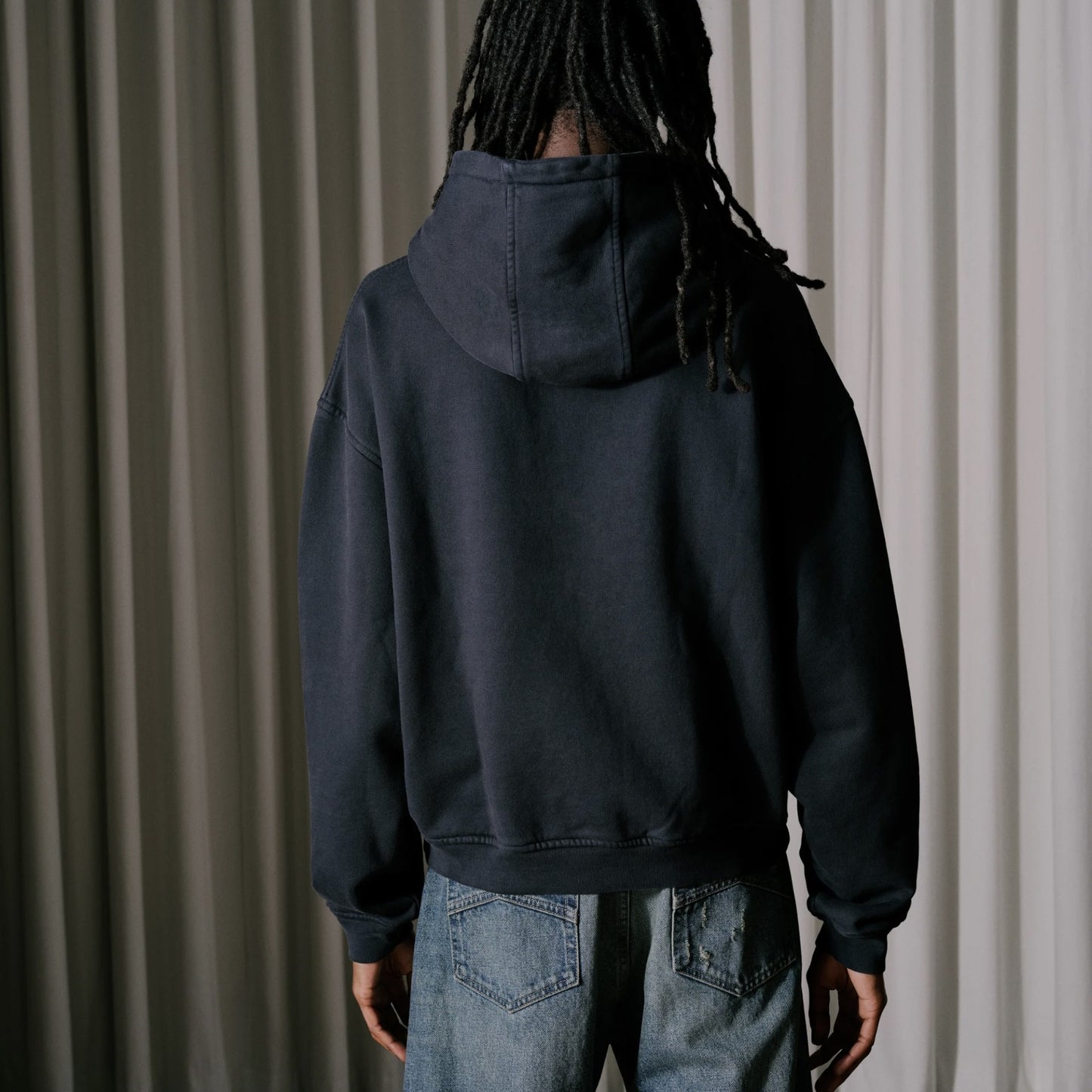 Rhude Vintage Black St Tropez Yacht Crest Hoodie
