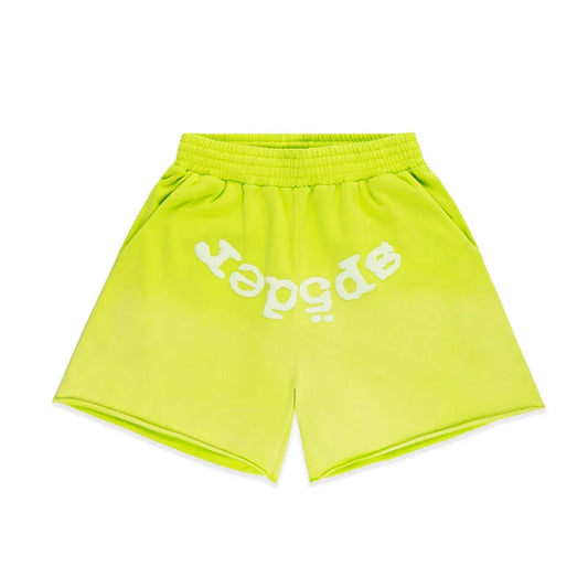 Sp5der Acid Green OG Web V2 Shorts