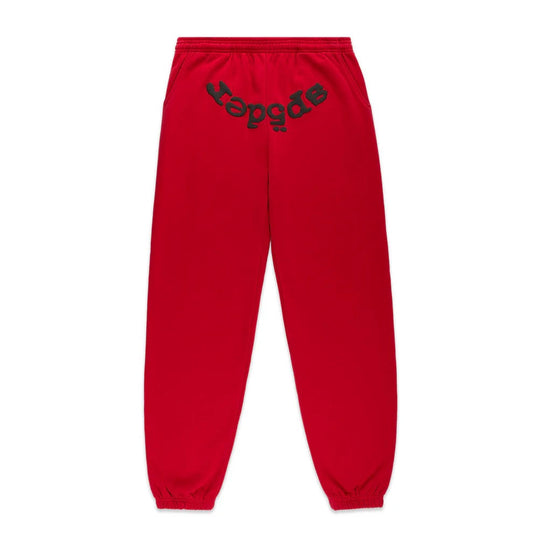 Sp5der Red Black OG Web V2 Sweatpants