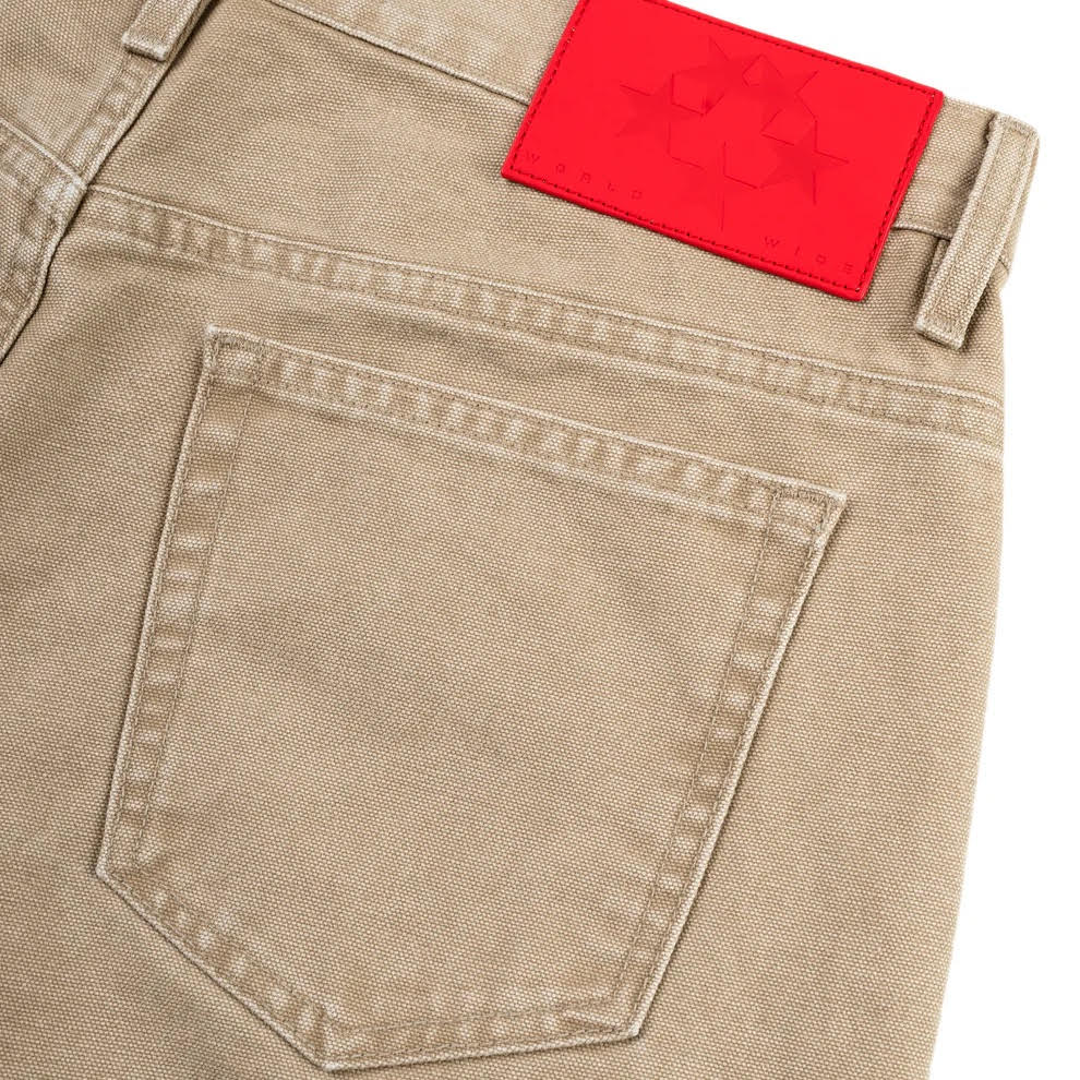 Sp5der Tan Canvas Work Pant