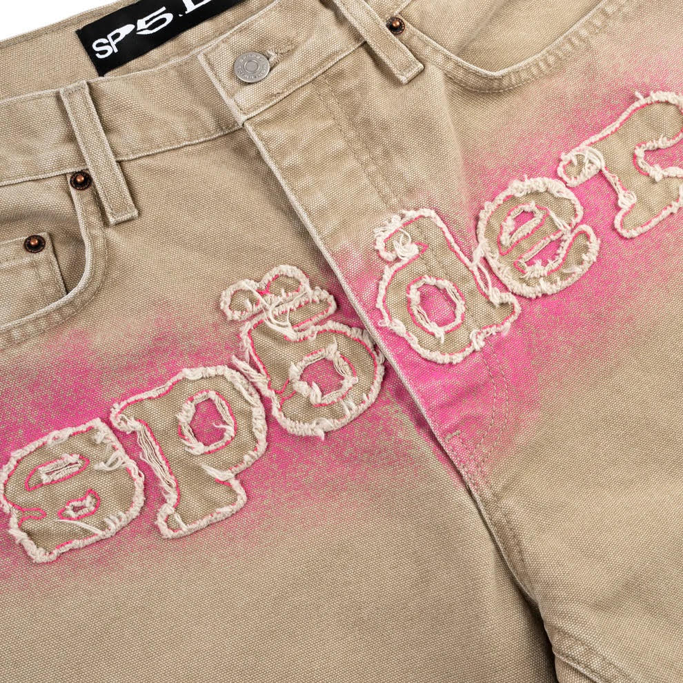 Sp5der Tan Canvas Work Pant