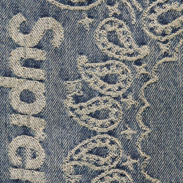 Supreme Blue Bandana Jacquard Baggy Jean