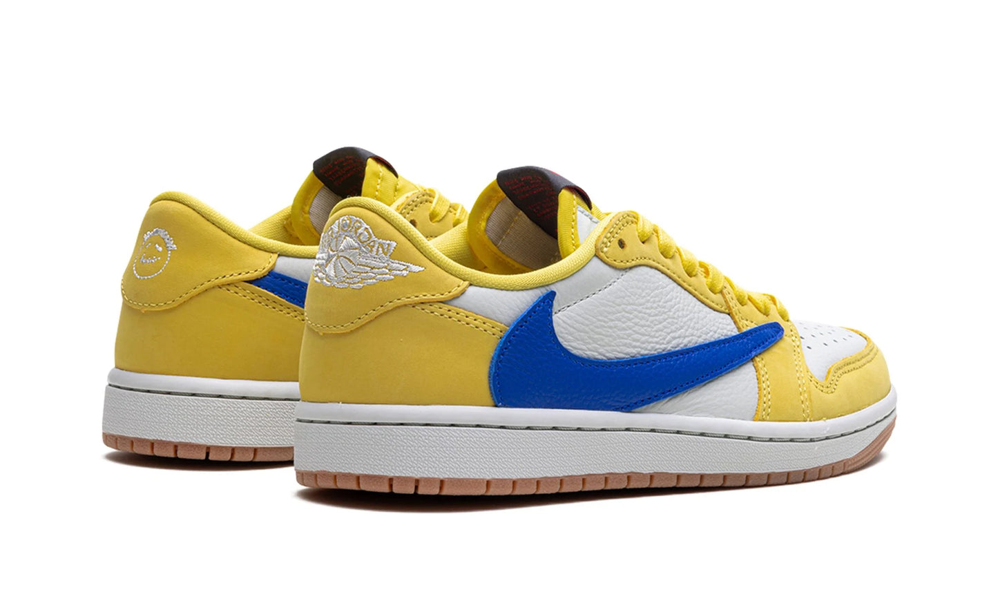 Travis Scott Jordan 1 Low OG Canary W