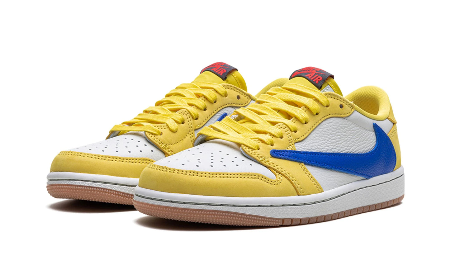Travis Scott Jordan 1 Low OG Canary W