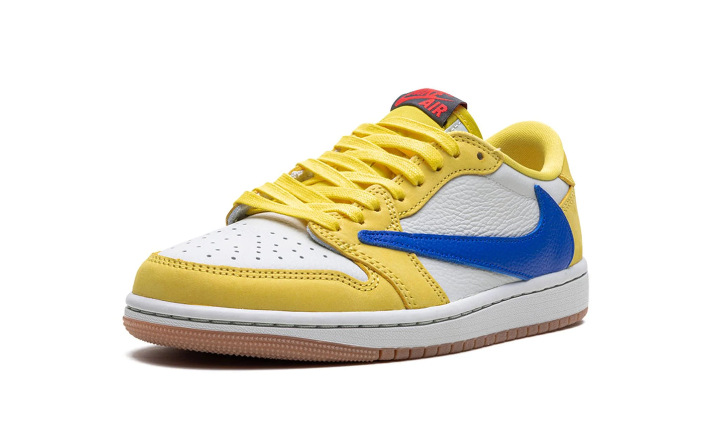 Travis Scott Jordan 1 Low OG Canary W