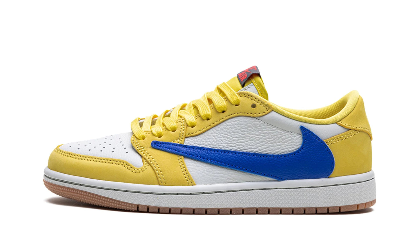 Travis Scott Jordan 1 Low OG Canary W
