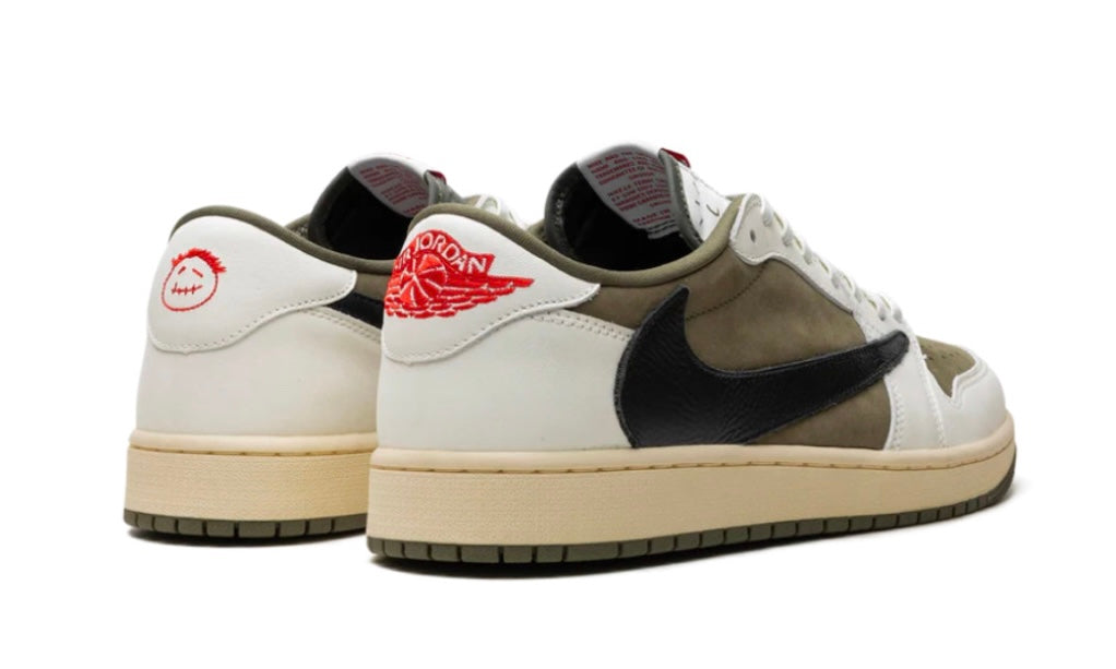 Travis Scott Jordan 1 Low OG Medium Olive Back